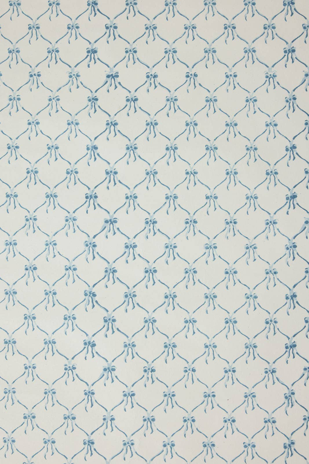 Blue Bow Wrapping Paper