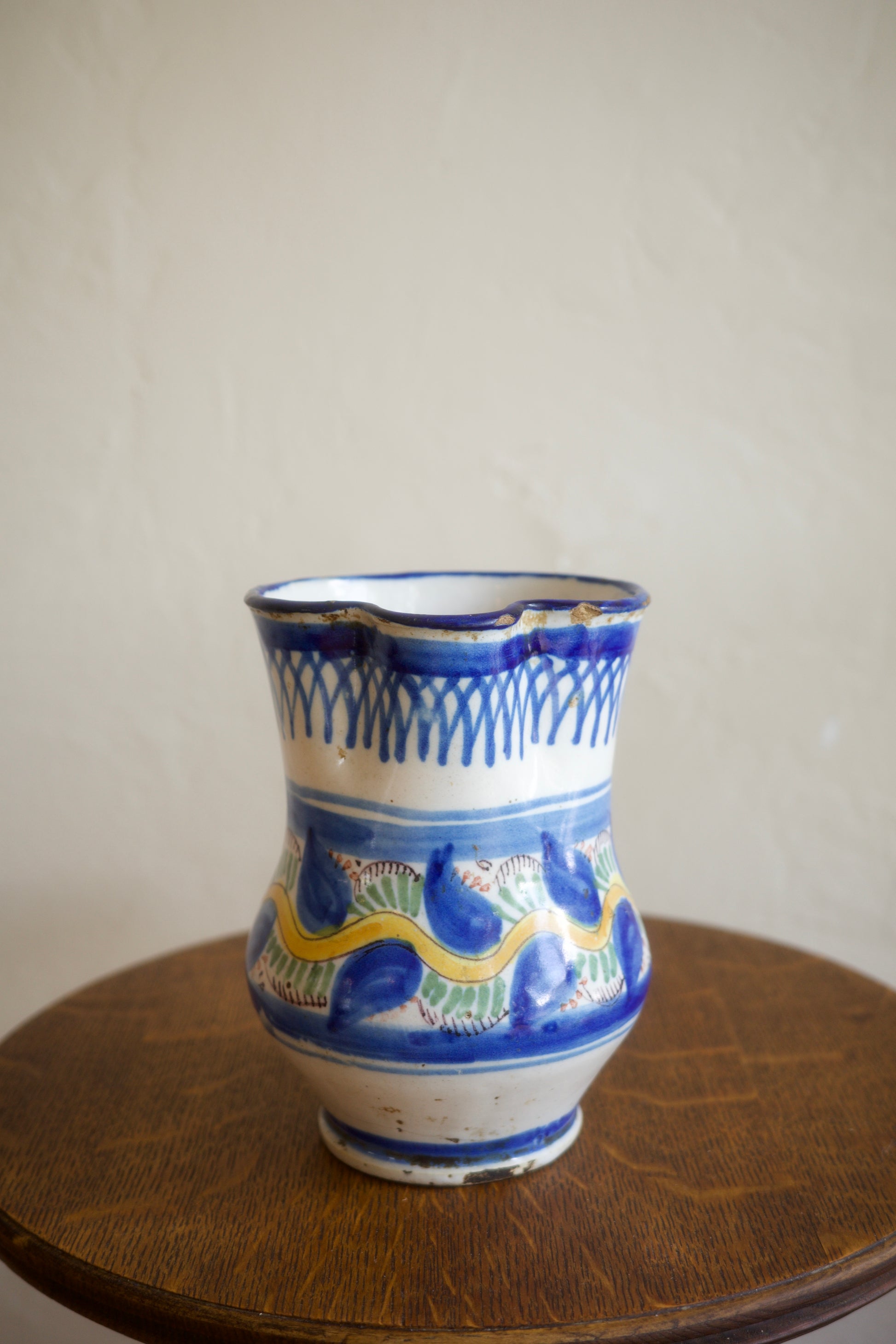 Antique Talavera Majolica Pitcher