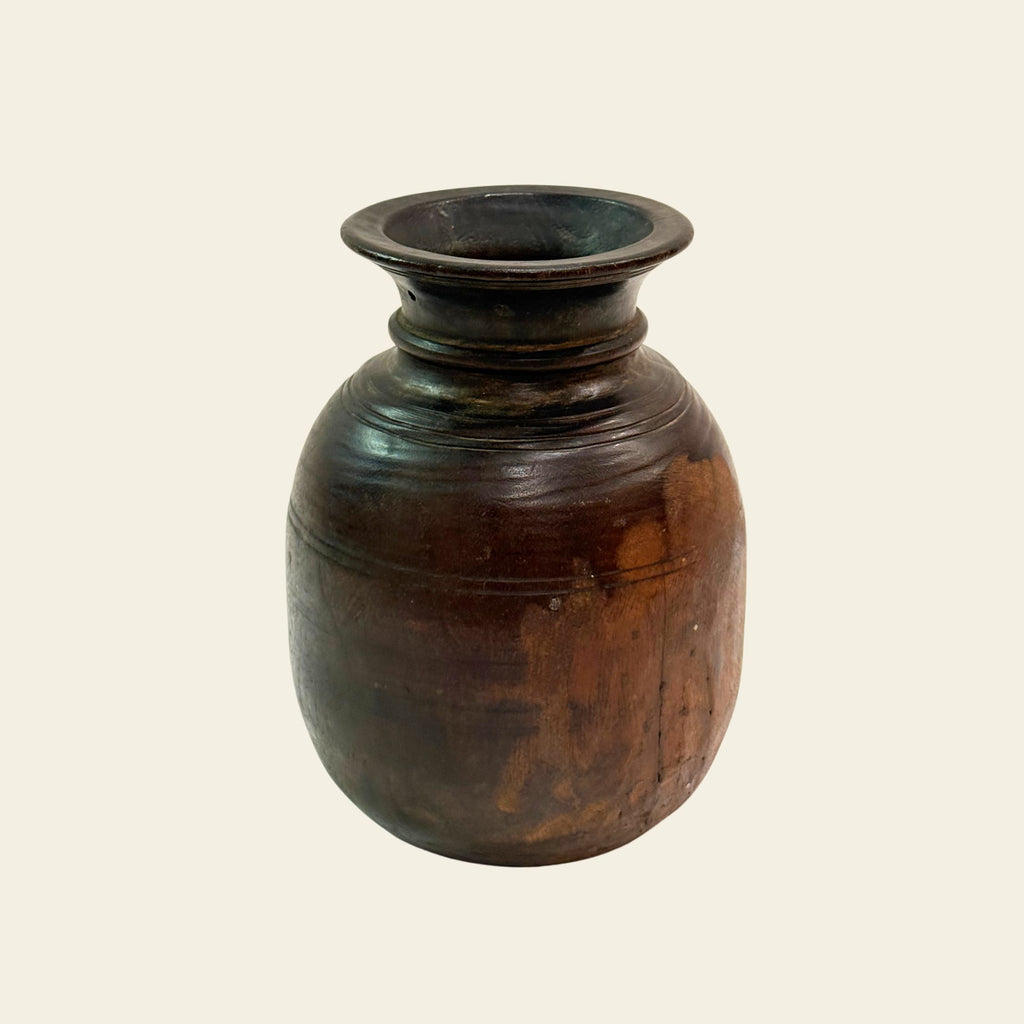 Vintage Wooden Vase