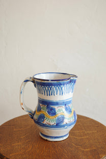 Antique Talavera Majolica Pitcher