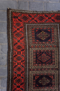 Vermillion Antique Rug