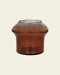 Amber Glass Vase