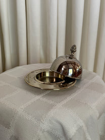 Vintage Silver Butterdish