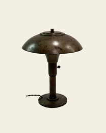 Vintage Copper Art Deco Lamp