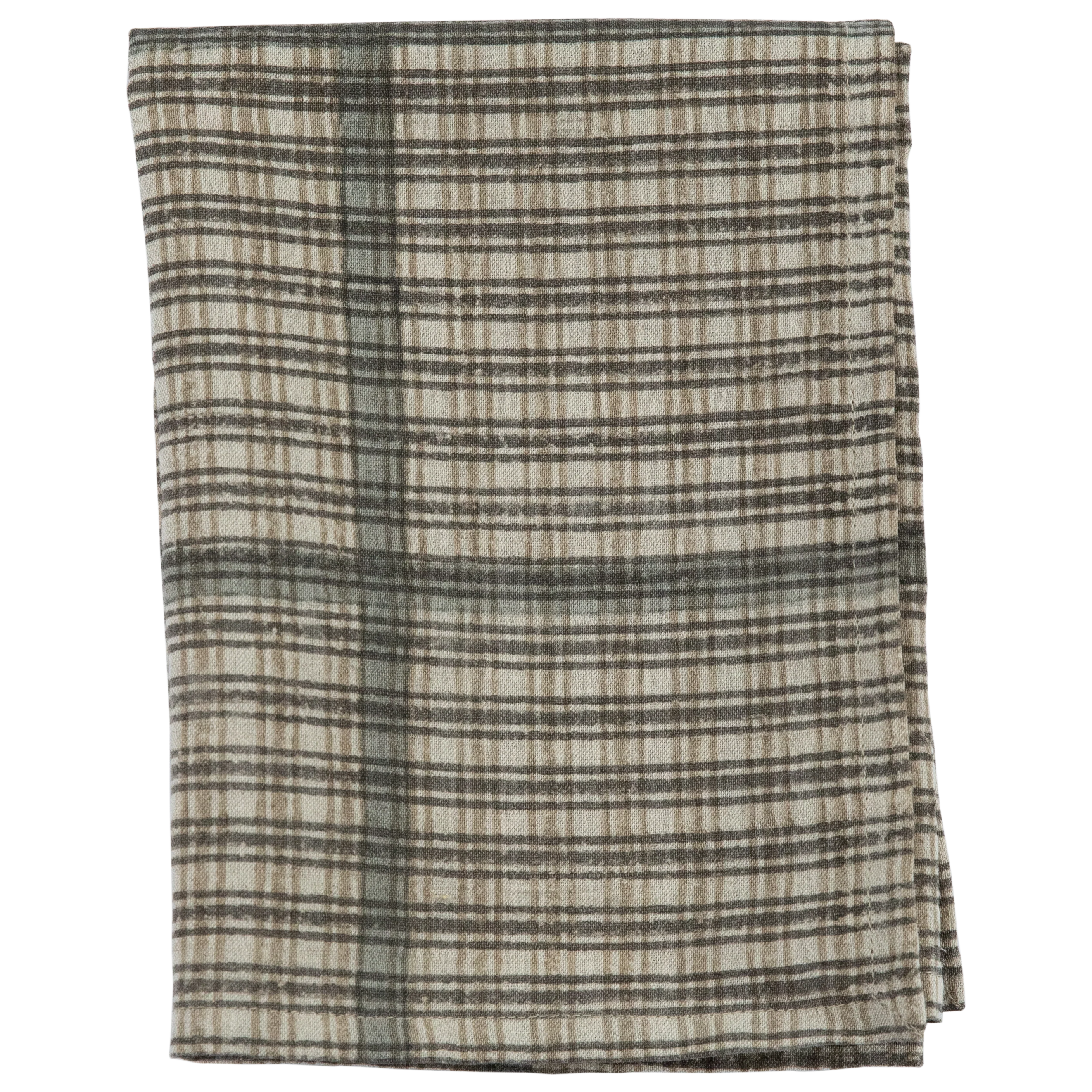 Plaid Cotton Linen Tablecloth