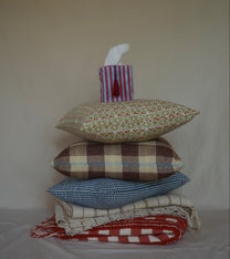 Neelima - Hand Block-printed Linen Pillowcase
