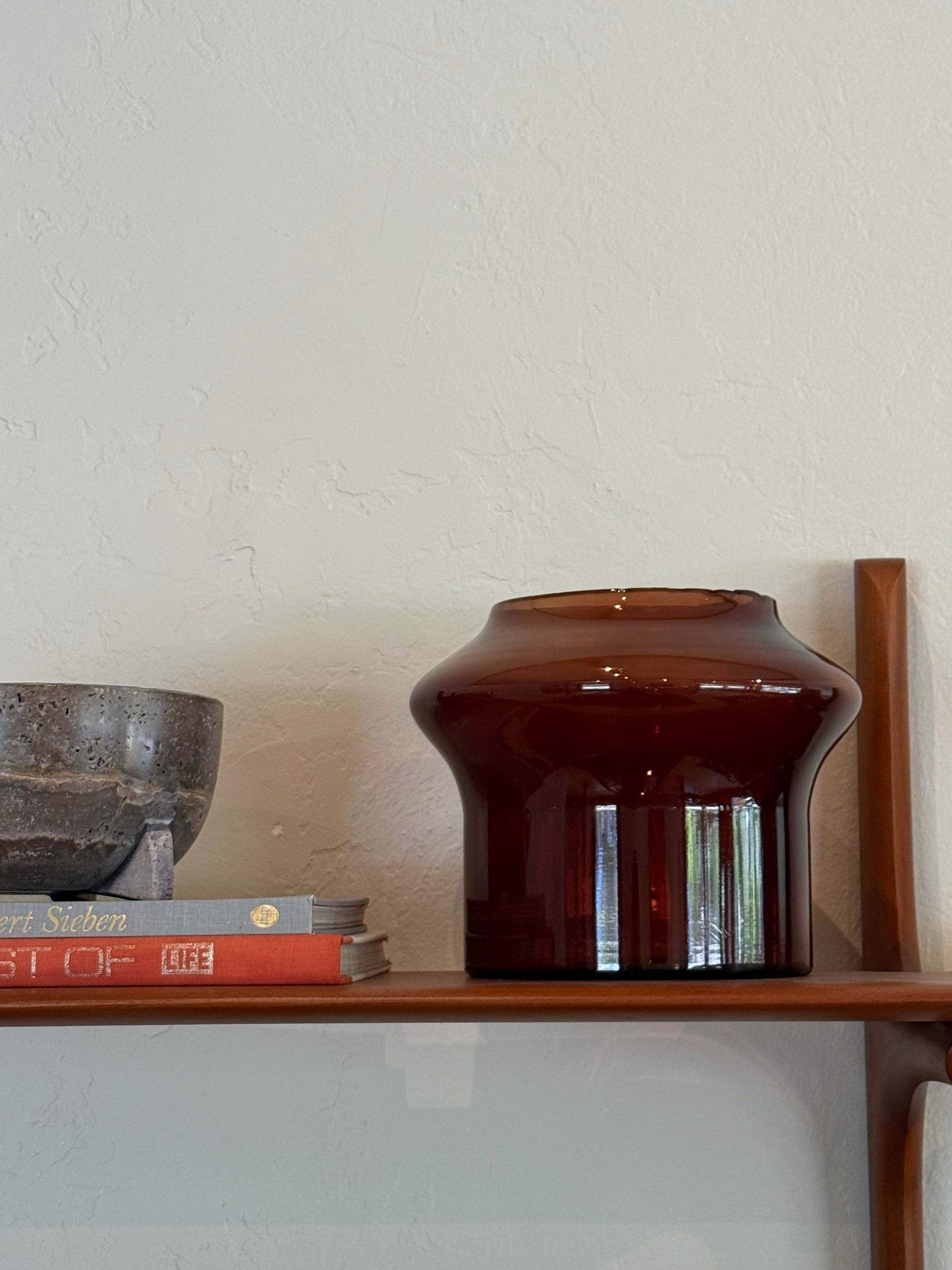 Amber Glass Vase