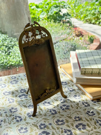 Vintage Brass Floral Frame