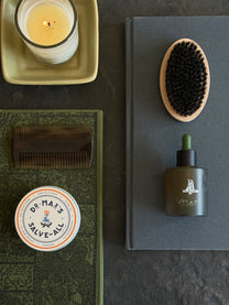 Beard Brush in Bourbon