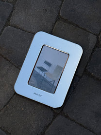 Chrome Photo Frame with Custom Engraving