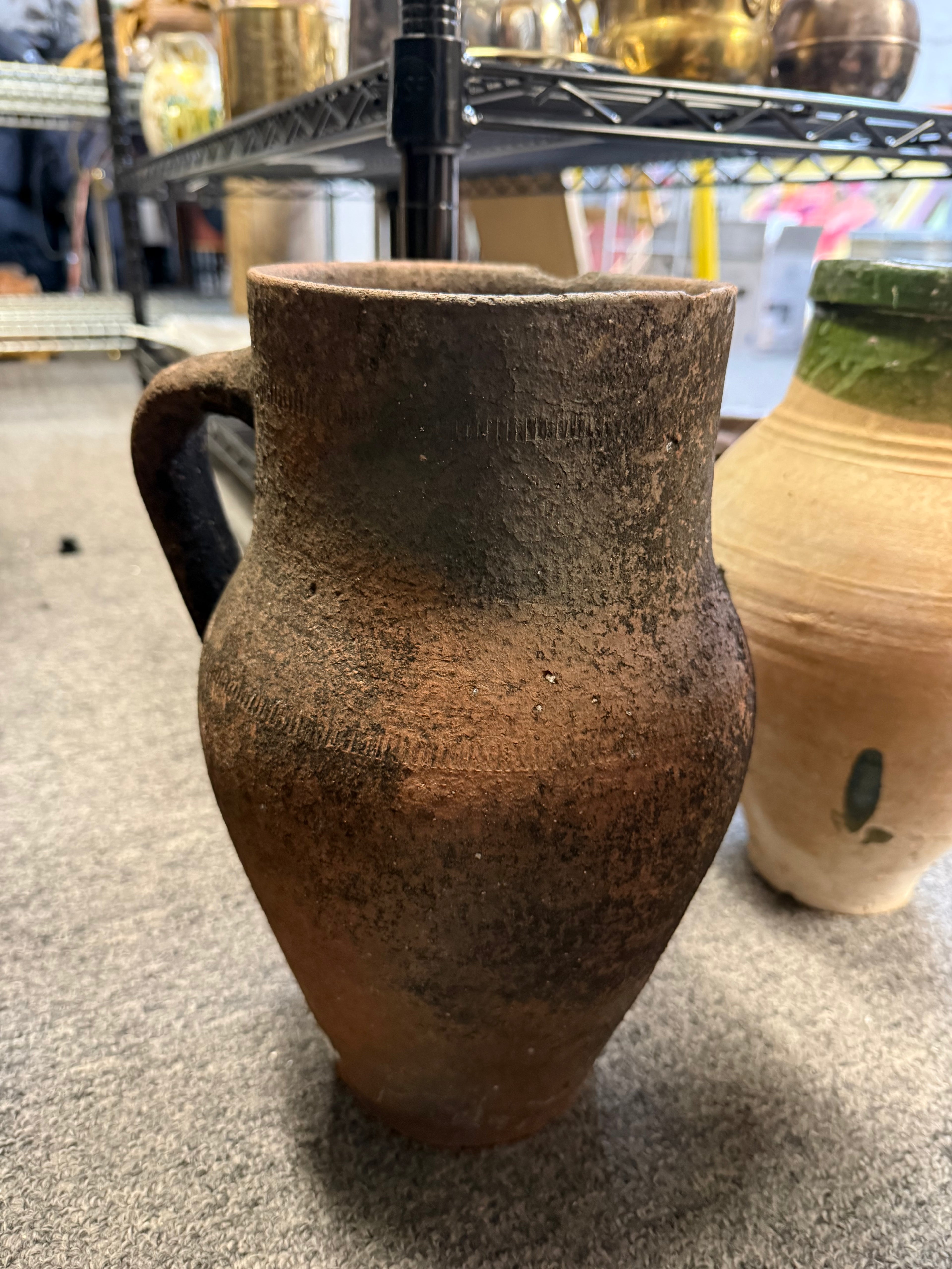 Vintage Terracotta Jug 2
