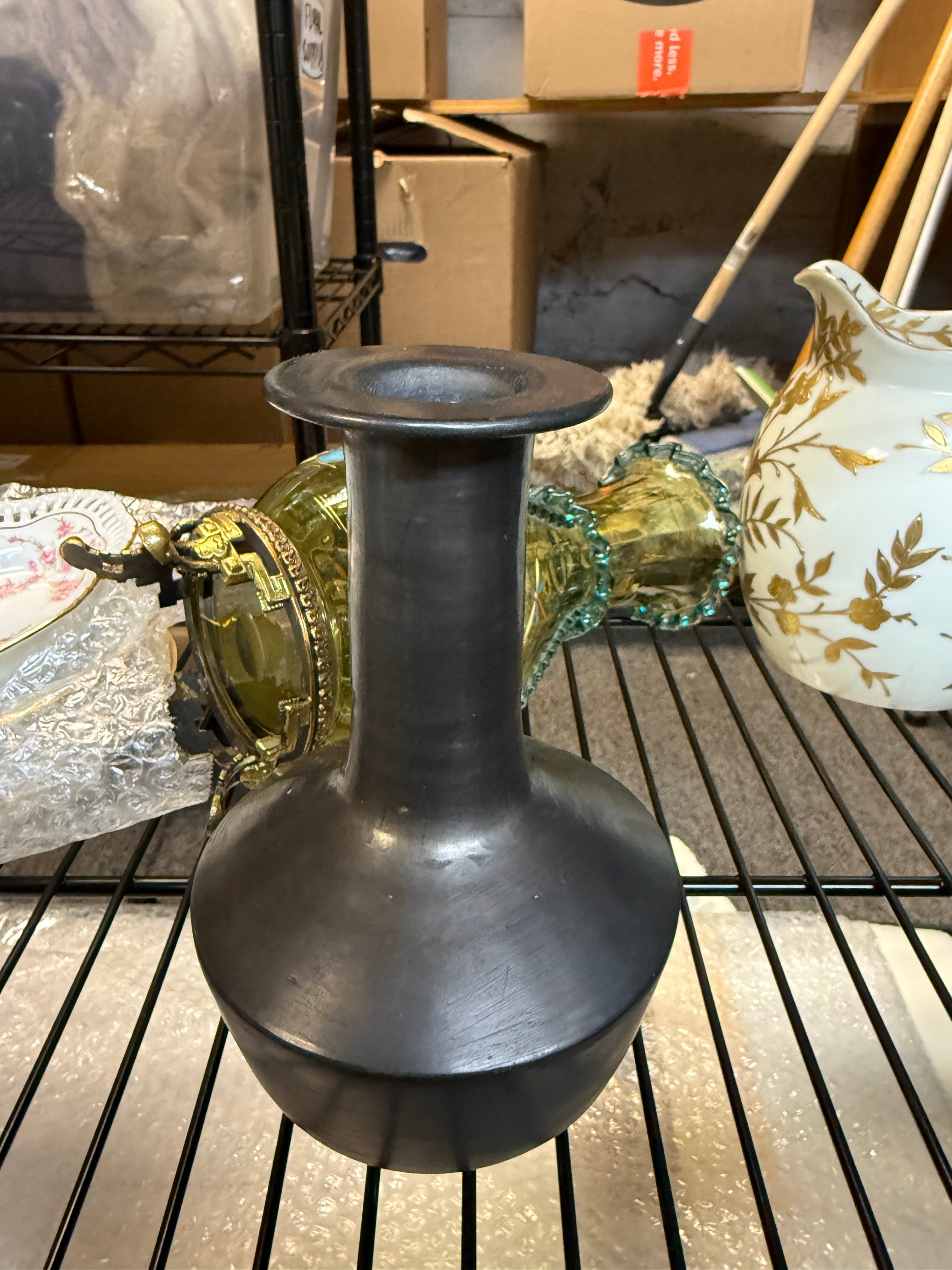 Vintage Oaxacan Black Vase