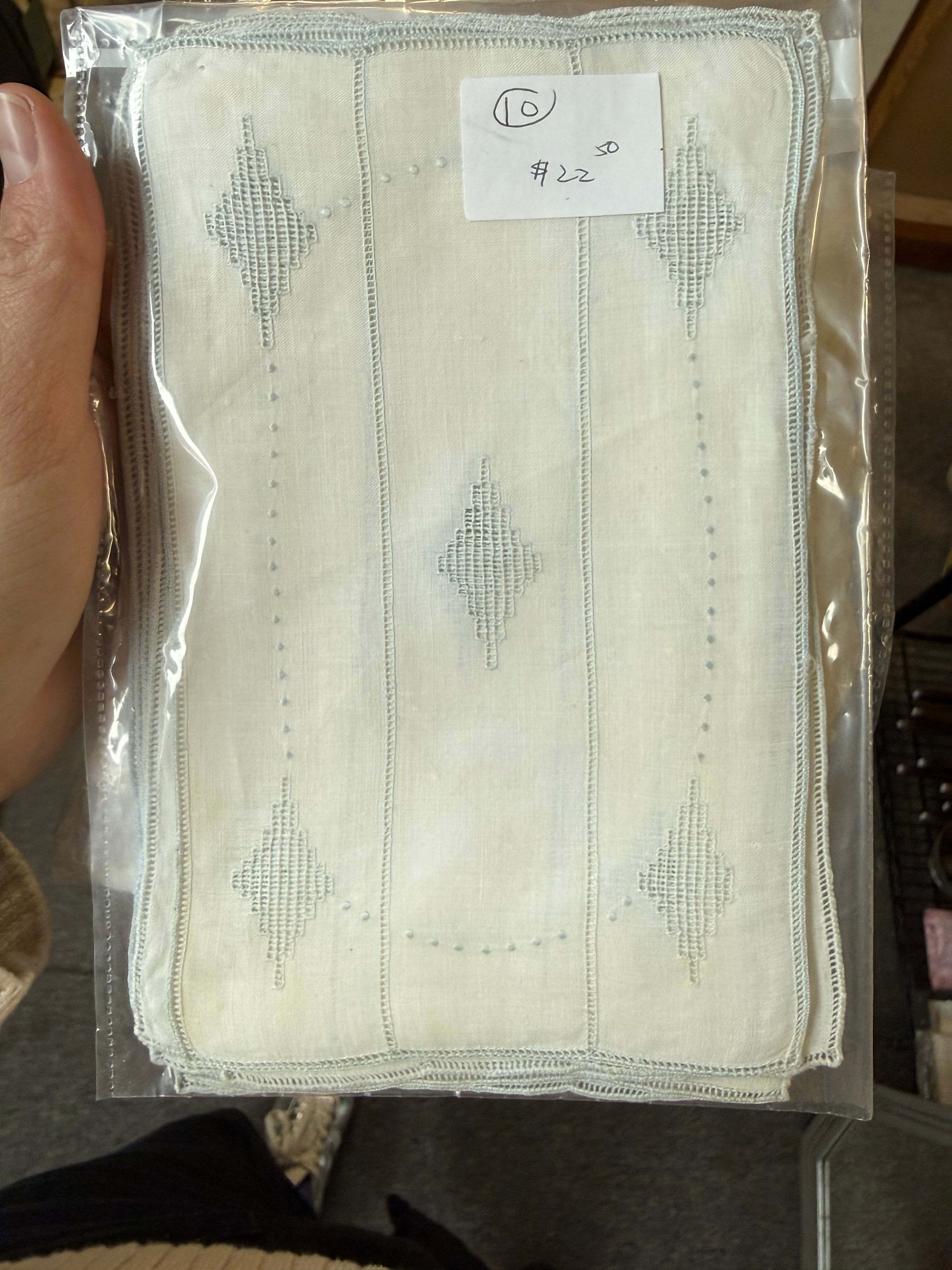 Vintage Diamond napkins