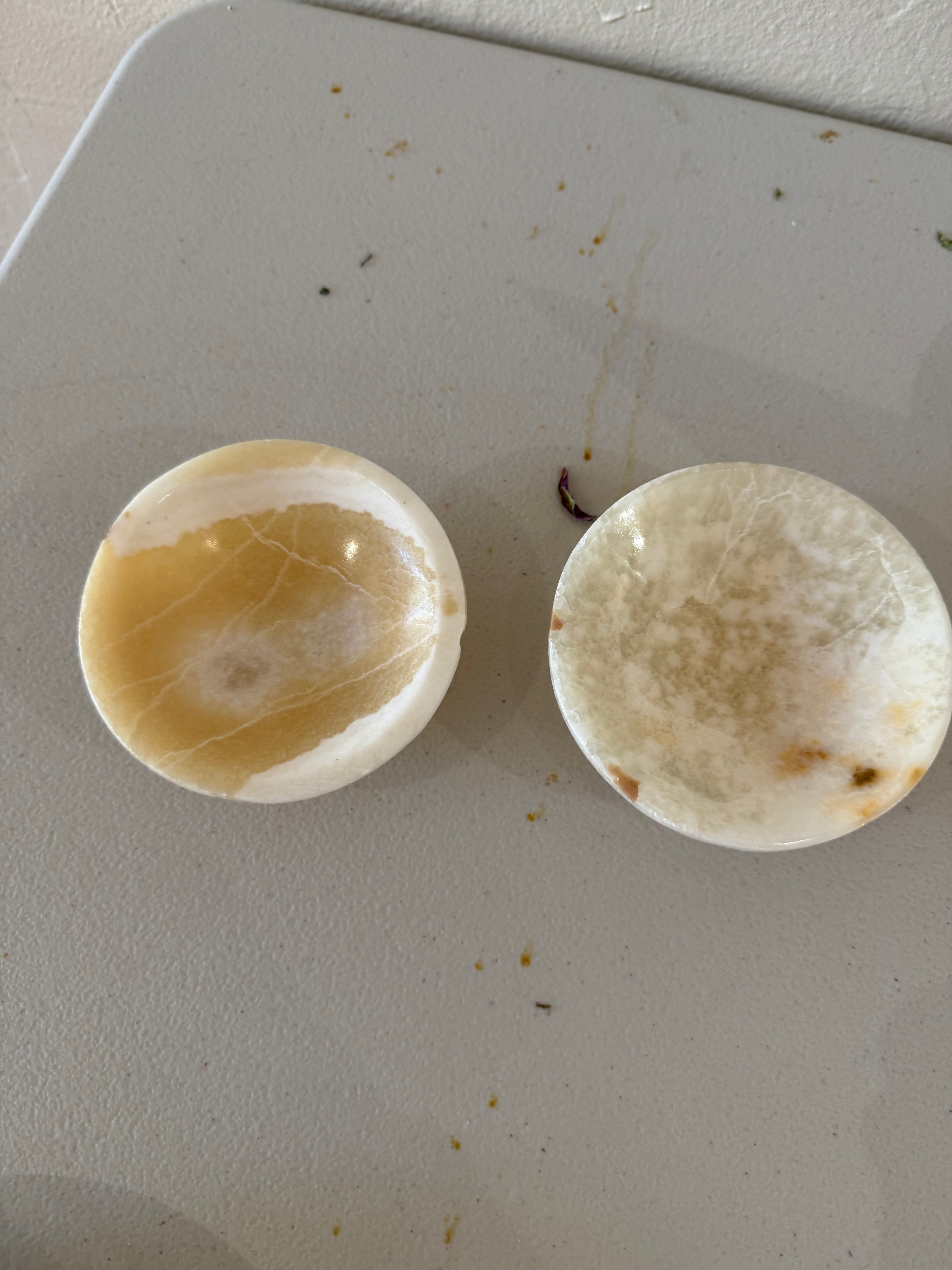 alabaster Trinket Dish Small