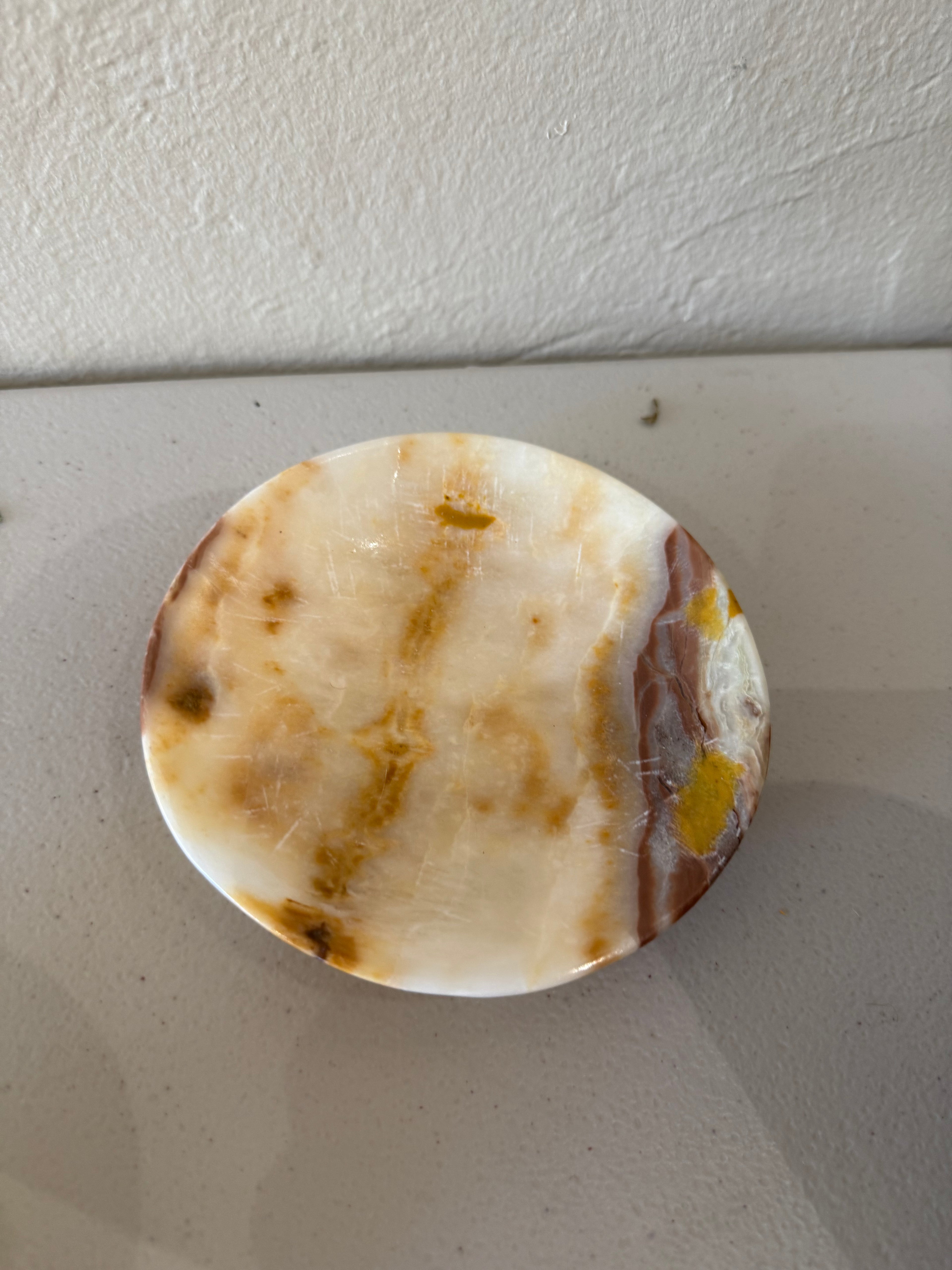 Alabaster Trinket Dish Medium