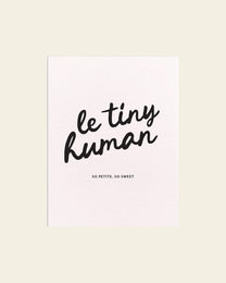Le Tiny Human Card