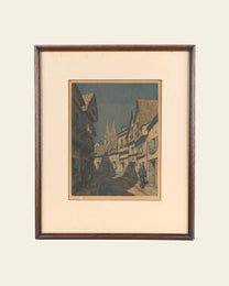 Nocturne in Quimper Etching