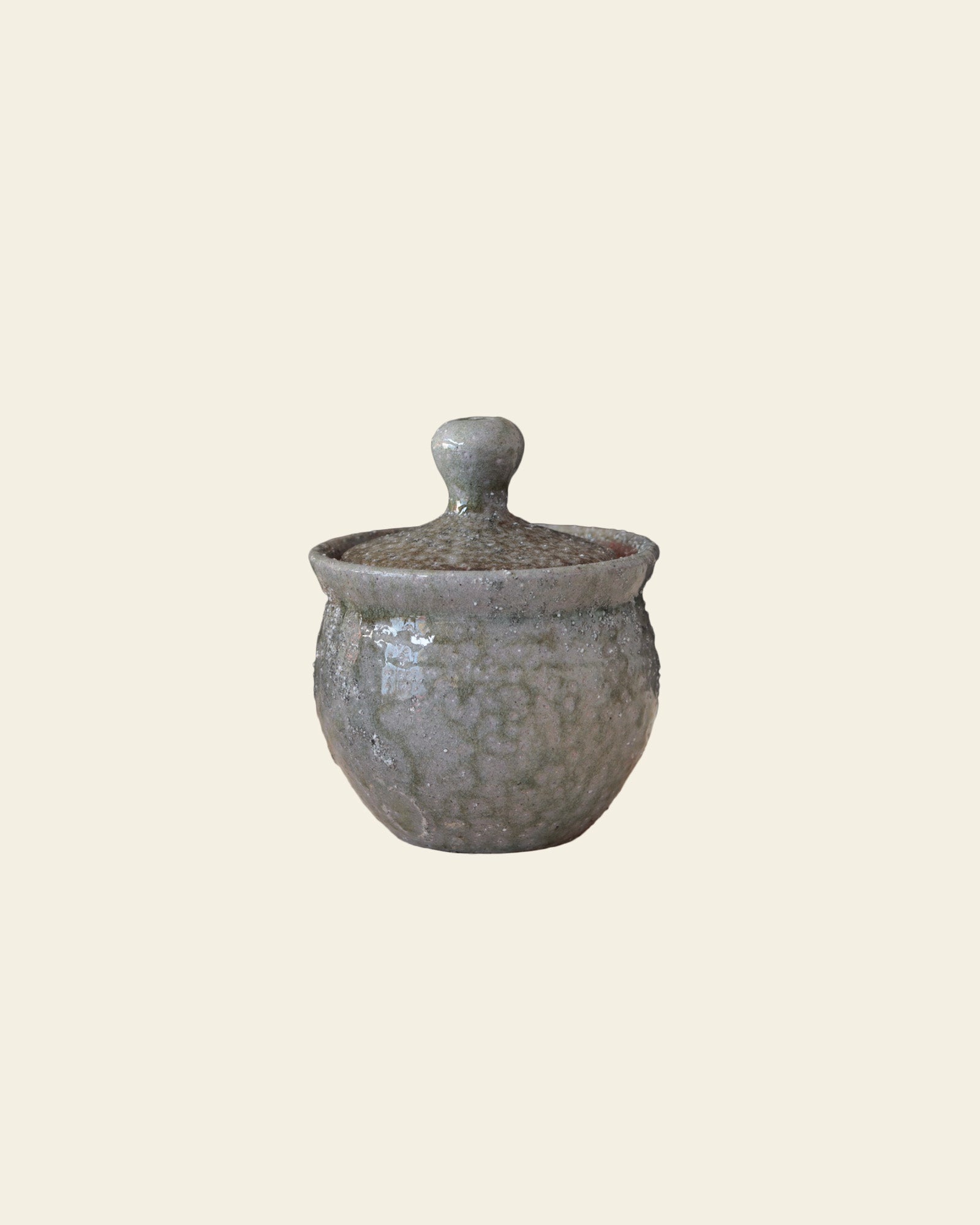 Soda-Fired Sugar Jar