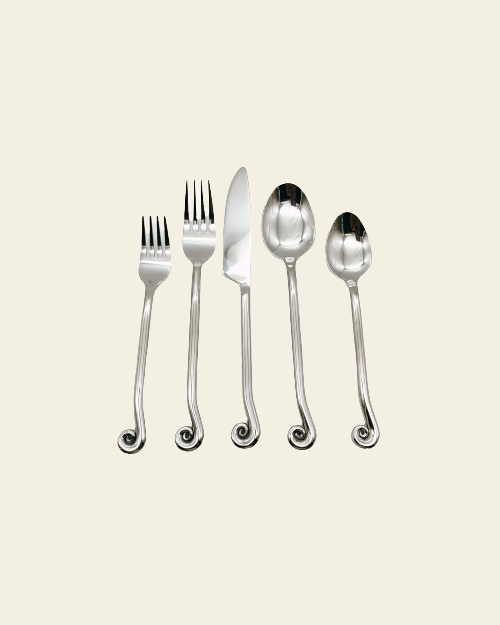 Handmade Spiral Cutlery Set