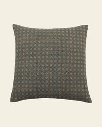 Titli Teal Block Printed Pillow