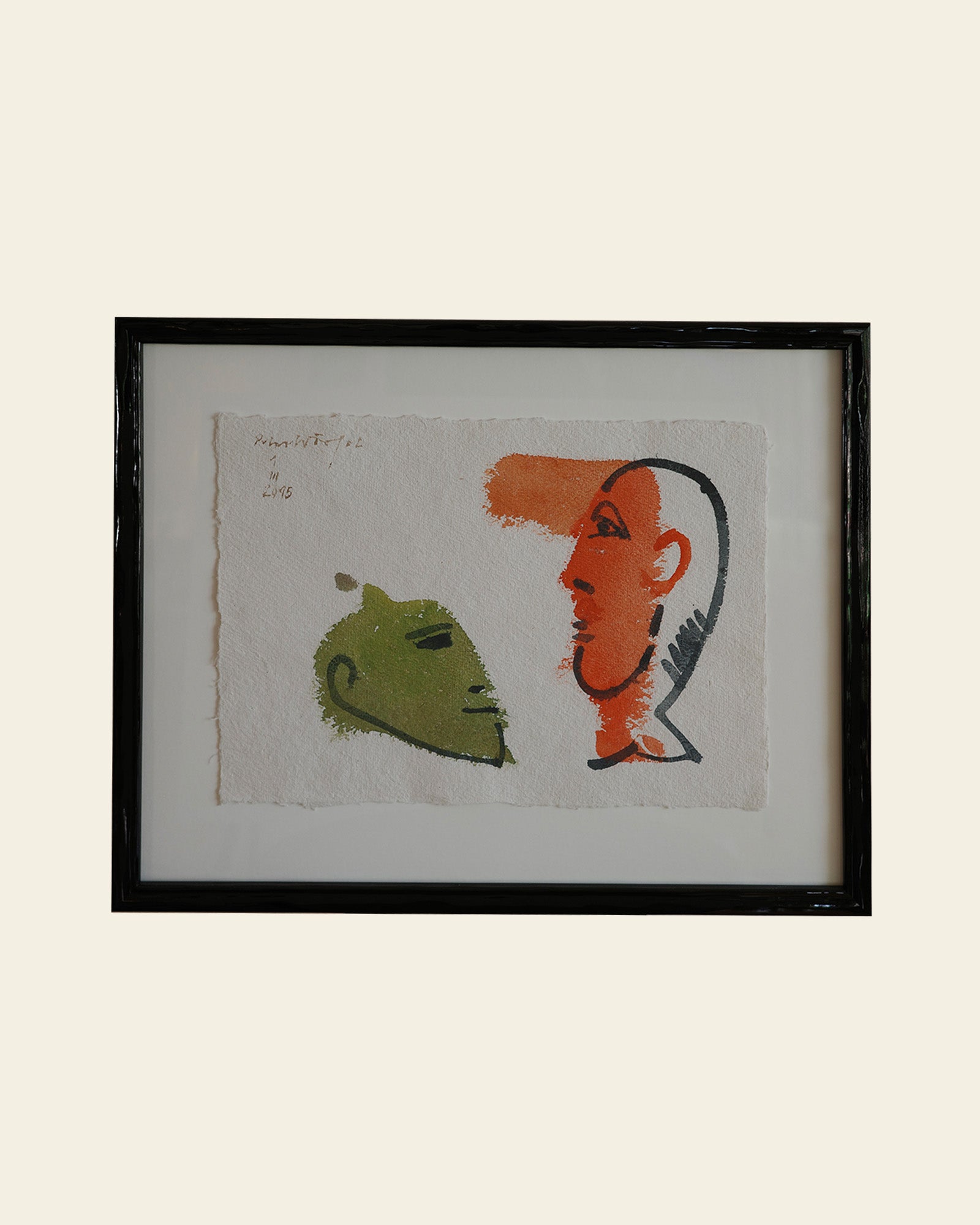 Two Faces Watercolor