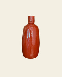 Vintage Rust Ceramic Bottle