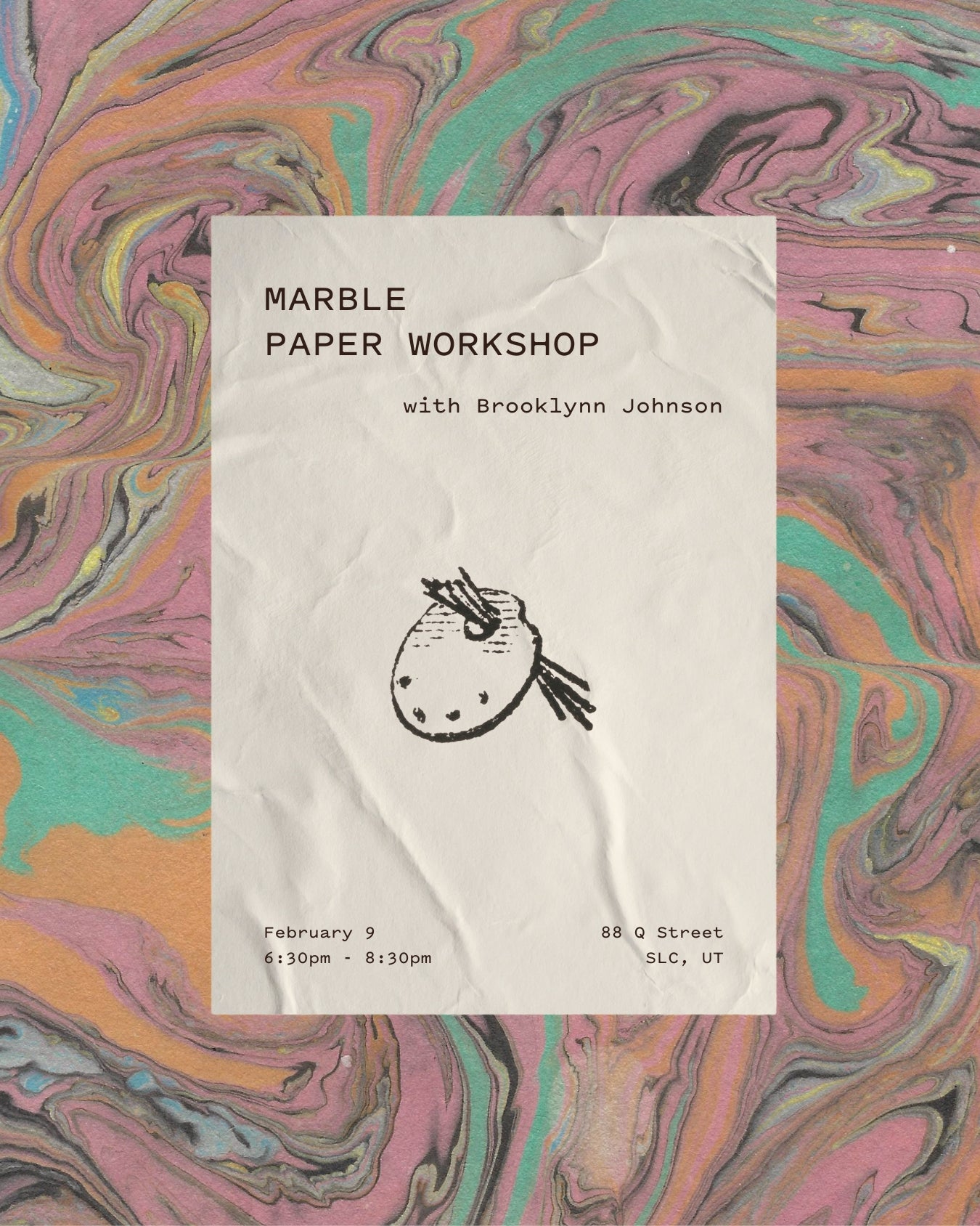 Mara X Brooklynn Johnson Marble Paper Workshop