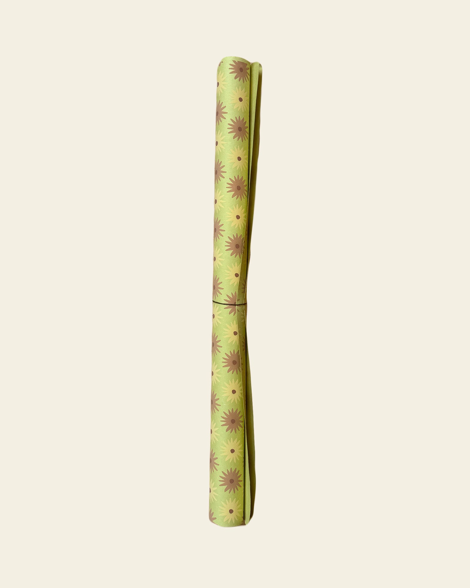 Yellow Sunburst Wrapping Paper