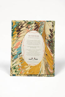 Hand-Marbled Picture Frame