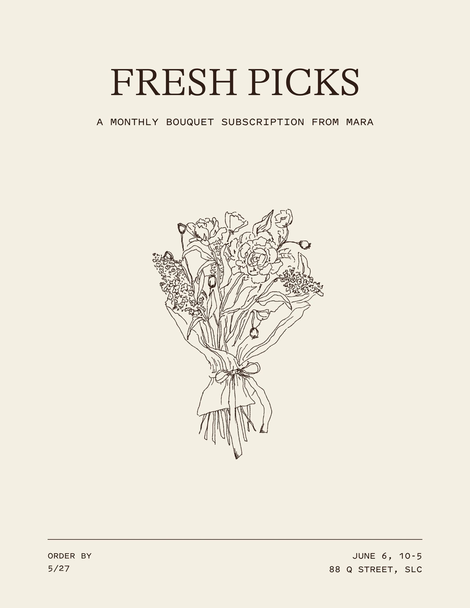 Fresh Picks: Bouquet Subscription