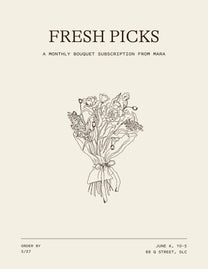 Fresh Picks: Bouquet Subscription